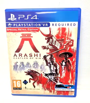 $66.45 • Buy Arashi Castles Of Sin VR PS4 Playstation 4 (vr Required) VIRTUAL REALITY SAMURAI
