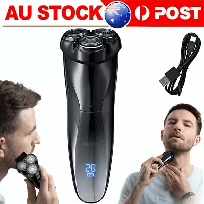 4D Electric Shaver USB Charging Cordless Razor 3-Head Floating Men's Trimmer • $28.90