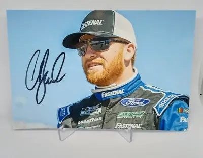 CHRIS BUESCHER NASCAR Racing Race Car Driver Auto Autographed Signed 4x6 Photo 6 • $6.99