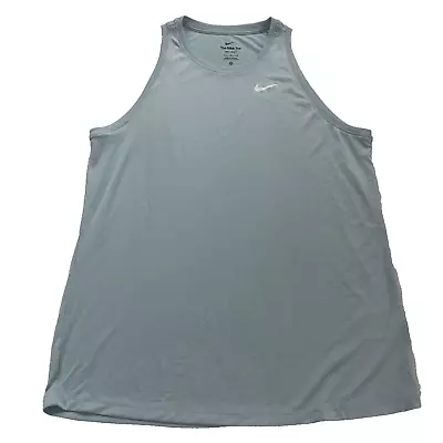 Nike Tank Top Men's Large Dri-Fit Mens Blue Sportswear Sleeveless The Nike Tee • $19