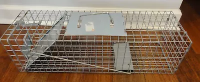 24 X7.5 X7  Live Catch Animal Trap Steel Cage Rodent Squirrel Skunk Rabbit • $12