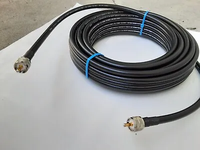 USMADE Times Microwave 125 FT LMR-400 PL259 Male Ultra Loss 50 Ohm Cable CB HAM • $172