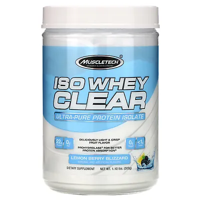 Muscletech ISO Whey  Clear Ultra-Pure Protein Isolate Powder • $33.76