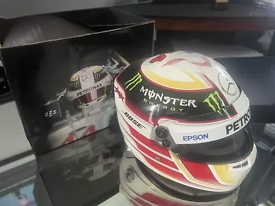 1:2 Scale Helmet -  Lewis Hamilton - Mercedes F1 Team 2015 🇬🇧 • £180