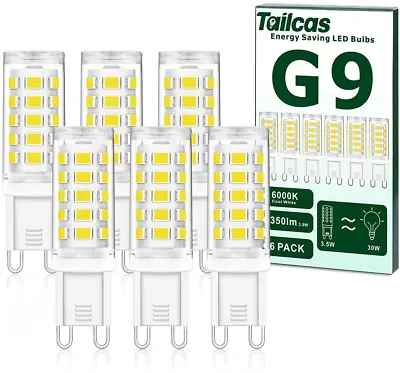 £10.66 • Buy G9 Led Bulb, Cool White 6000K, 3.5W Equivalent To 40W 35W 33W 28W Halogen Bulbs