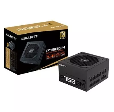 Gigabyte P750GM 750w PSU Fully Modular 80+ Gold Power Supply • £79.99