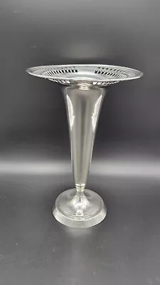 Antique Dominick & Haff Sterling Silver Trumpet Vase 8 1/2  223 Grams • $317.99