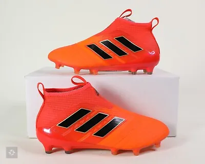 NEW Adidas Ace 17+ Purecontrol FG Orange Soccer Cleats (BY2457) Men's Size 6.5 • $114.99