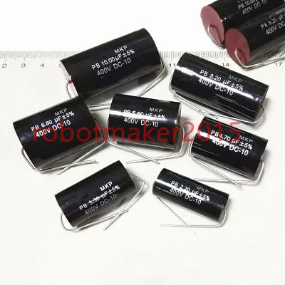 Audiophiler Axial MKP HIFI Crossover Audio Capacitor 400V 0.1uf-15uf Small Size • $3.58