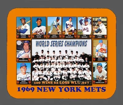 New York Mets 1969 World Series Mouse Pad Item#056  • $19.99