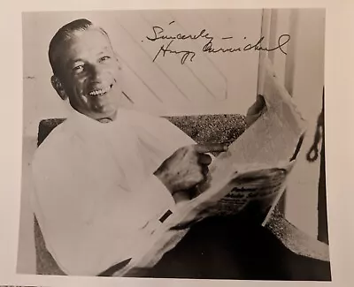 Hoagy Carmichael Autographed Photo • $95
