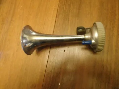 Vintage Trumpet Chrome PLASTIC  SVEZIA AIR HORN Truck Boat Car ITALY SEVEN INCH • $10