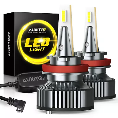 AUXITO H11b LED Headlight Bulbs Conversion Kit High Low Beam White Ultra Bright • $45.59