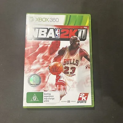 NBA 2K11 - Michael Jordan Cover Microsoft Xbox 360 PAL Complete Game B2 • $10