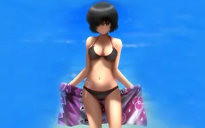 Anime Girls Bikini Mysterious Girlfriend X Urabe Mikoto Custom Gaming Mat Desk • $34.99