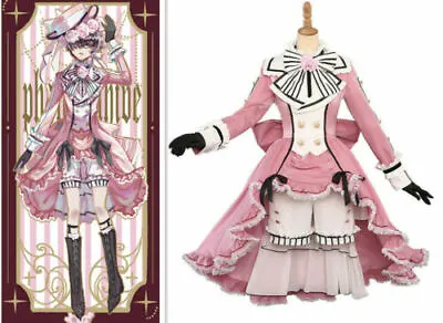 Black Butler Anime Cos Clothes Ciel Phantomhive COSPLAY Costume Dress • $56.05