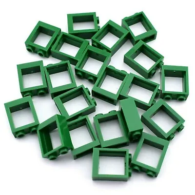 $11.86 • Buy TCM BRICKS Green 1X2X2 Flat Front Window WITH Glass X25 Compatible Parts
