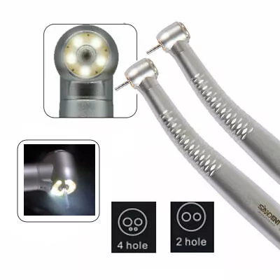 Handpiece Dental Fiber Optic LED E-generator High Speed Handpiece 2/4HOLE 5 LED • $49