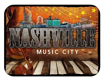 Nashville Music City Fridge Magnet • $7.99