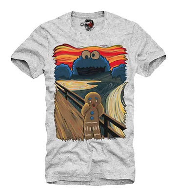 £22.78 • Buy E1syndicate T Shirt Cookie Monster KrÜmelmoster The Scream Elmo 4075 