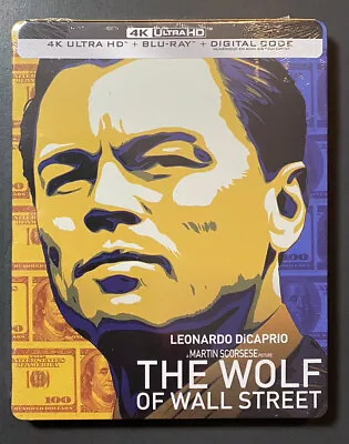 The Wolf Of Wall Street [ Limited Edition STEELBOK ] (4K Ultra HD + Blu-ray) NEW • $37.49