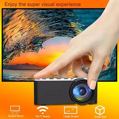 Wireless Mini Projector Mobile Video Wifi Smart Portable Home Theater; U4Z9 • £25.81