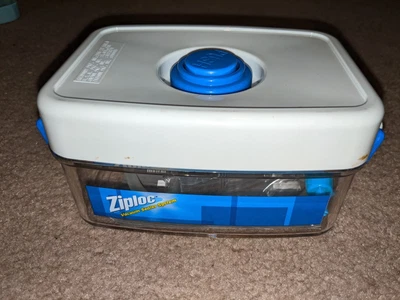 $9.99 • Buy Small Ziploc Vacuum Sealer System 0.5 Canister Hose Instructions Unused!