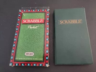 Scrabble Pocket Magnetic Travel Word Game Vintage 1992 FREE UK POSTAGE  • £15