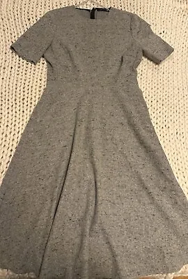Zara Dress Womens  Gray  Midi Minimalist Size L • £20.09