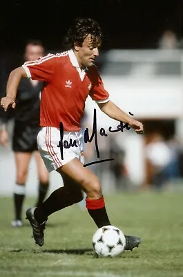 Lou Macari Signed 6x4 Photo Manchester United Scotland Genuine Autograph + COA • £9.99