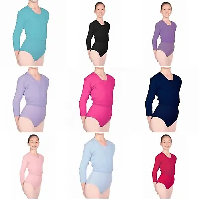 £13.17 • Buy Roch Valley Cross Over Wrap Dance Cardigan Nikki Cotton Ballet Various Sizes