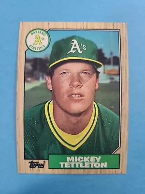 Mickey Tettleton 1987 Topps Baseball Card # 649 F6048 • $1.59