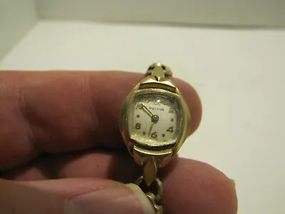 $19.99 • Buy Vtg M9 1959 Women's Bulova 17j Watch Cal 680 Non Working 10k Rgp For Parts Used