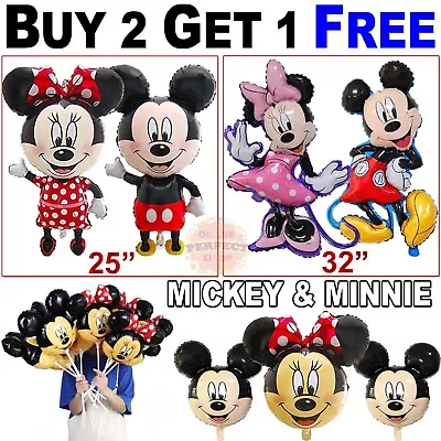 Mickey Minnie Mouse Theme Birthday Party Foil Air Fill Balloon UK Seller • £1.79