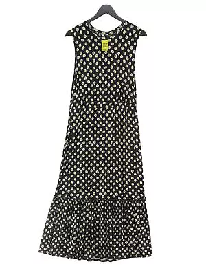 Warehouse Women's Maxi Dress UK 12 Black Viscose With Elastane Maxi • £14.20