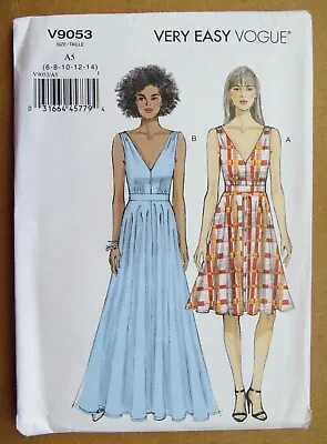 Vogue  Very Easy  Sewing Pattern V9053: Lady's Sleeveless Dresses: 6-14: Uncut • £15.75