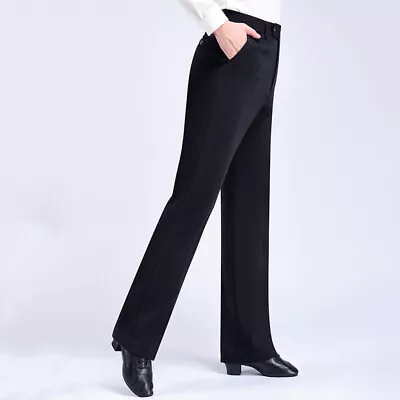 Men Modern Latin Dance Pants Solid Straight Practice Trousers Ballroom Perform • $46.50