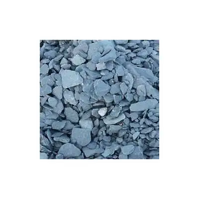 LONG RAKE SPAR 40mm Welsh Blue Slate Gardens - 20Kg Decorative Aggregates Slate • £14.95