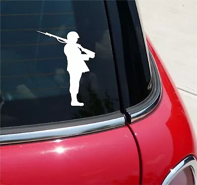 Soldier #2 Army Marines Military Combat Graphic Decal Sticker Art Car Wall • $3.50