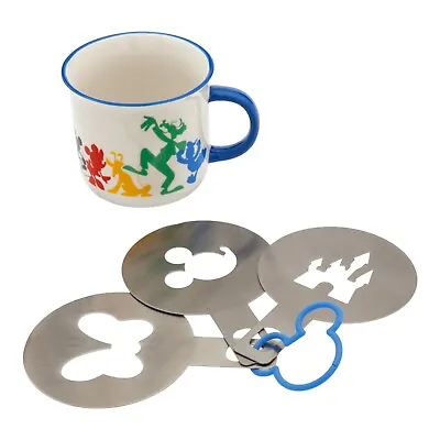 Disney Parks Mickey Mouse And Friends Mug And Coffee Stencil Set • $36.79