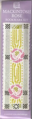 £6.50 • Buy Textile Heritage Counted Cross Stitch Bookmark Kit - Flowers - Mackintosh Rose