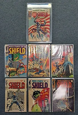 NICK FURY Agent Of SHIELD #1-18 SET + CGC Strange Tales #167 FN+ 6.5 Marvel 1968 • $439.20