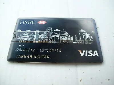 4 Gig Faux Hsbc Visa Credit Card Flashdrive • $12.99