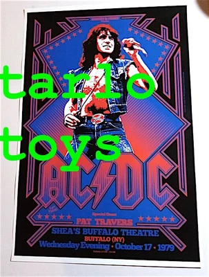 $19.99 • Buy AC/DC ACDC Angus Young - Buffalo, Us - 17 October 1979  - Concert Poster 