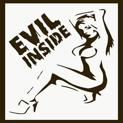 Lady Stencils Female Stencils Evil Inside Stencil Girl Stencil - Graffiti Ste • $7.52