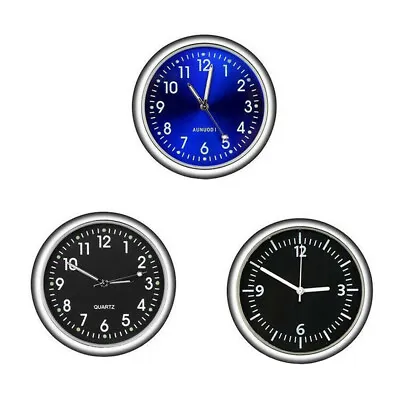 Pocket Mini Quartz Analog Watch Stick-On Clock For Car Boat Bike Home Supply • $7.69