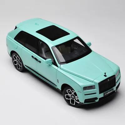 1/18 Scsle Rolls Royce RR Cullinan BB Plum Blossom Model Car Sage Green Collect • £317.96