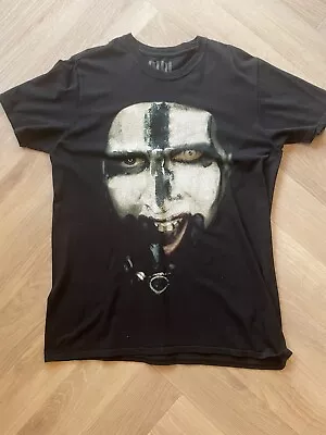 Marilyn Manson Say10 Double Sided Black T Shirt Adult Size Large • £14.99