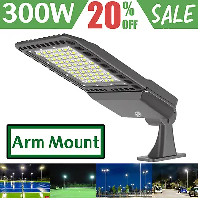 1000W Metal Halide Equivalent 300W Dusk To Dawn Led Street Light - Direct Mount • $145