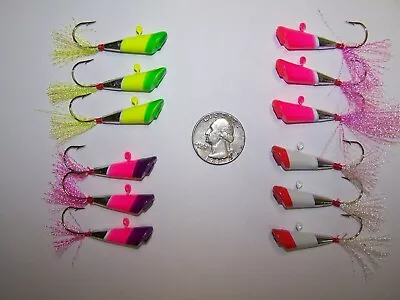 Shad  Darts   12 Assorted Colors  Tin 1/8 Oz. • $18